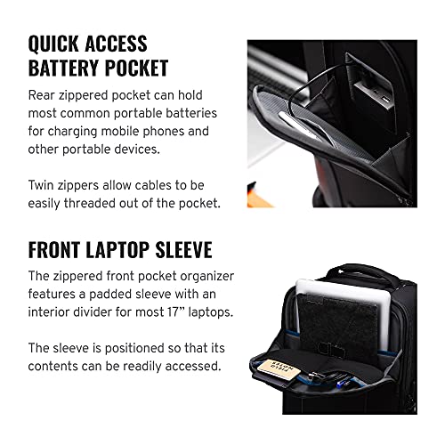 Tenba Roadie Carry-on Compatible Roller 21 Rolling case for DSLR and Mirrorless Cameras and Lenses Plus a 17-inch Laptop – Black (638-712) - Image 5
