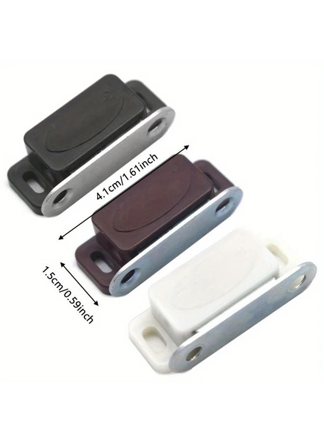 5pcs Black Stainless Steel Cabinet Door Magnets Strong Magnetic Catch Closure Hardware - Image 5