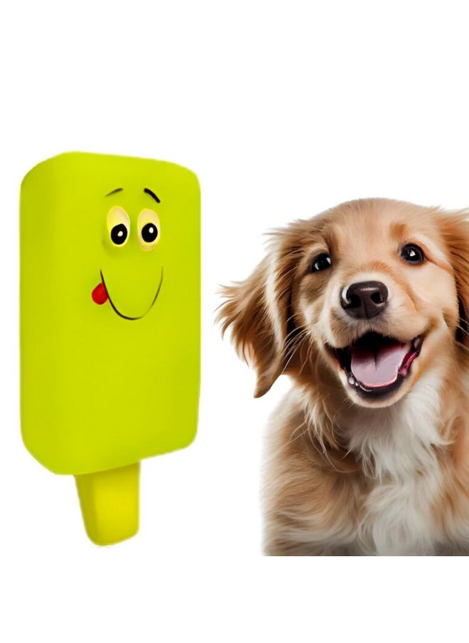 Western Era - Ice Cream Smiley Squeaky Toy -Interactive Plush Toy, Unleash Fun In Your Furry Friend, Buddy For Dog & Cat, Perfect For Playtime, Chew Time, Cuddle Time, Long-Lasting For Your Beloved Pet - Image 1