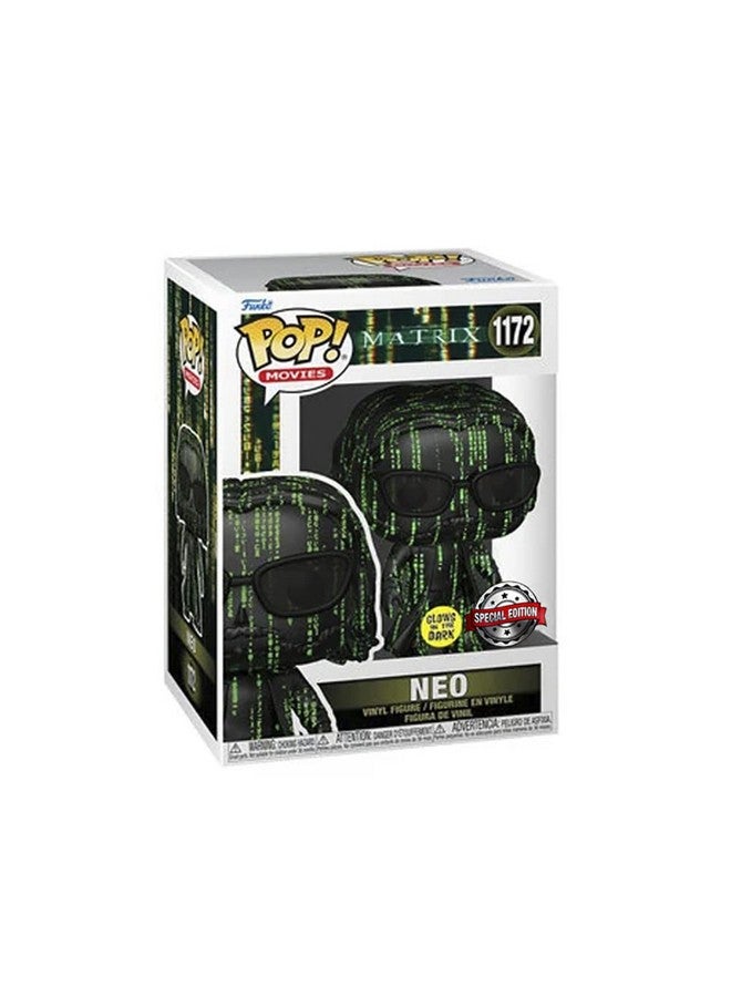 Funko Funko POP! Movies: Neo (Matrix 4) Special Edition (Glows in Dark)  - Image 2