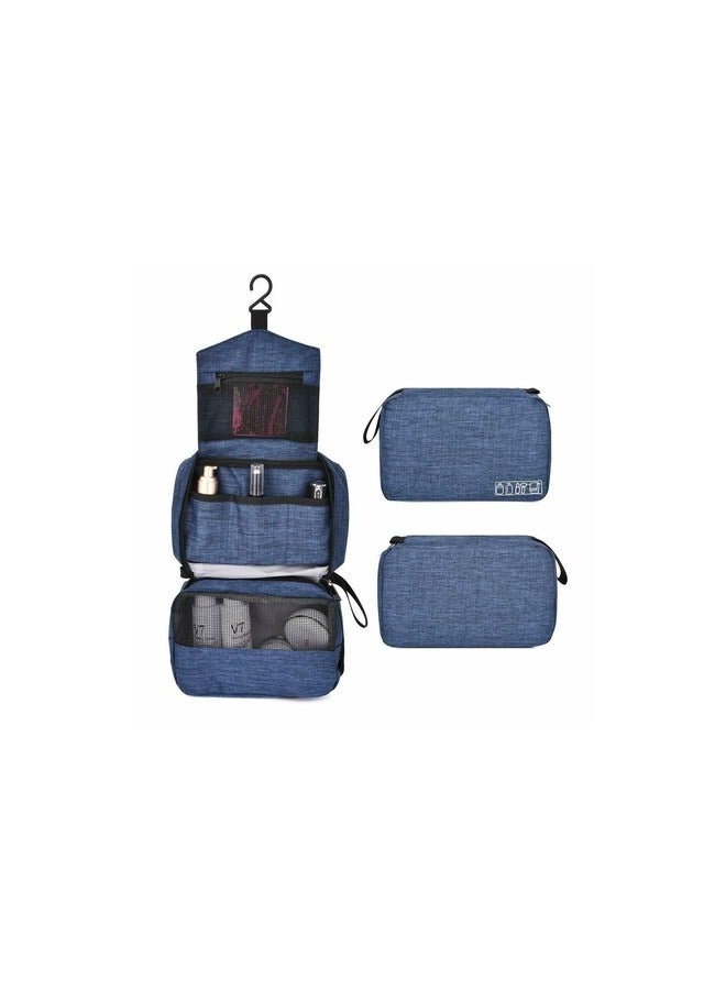 Vitacelli Hanging Toiletry Wash Bag with Hanging Hook for Men and Women, - Image 2