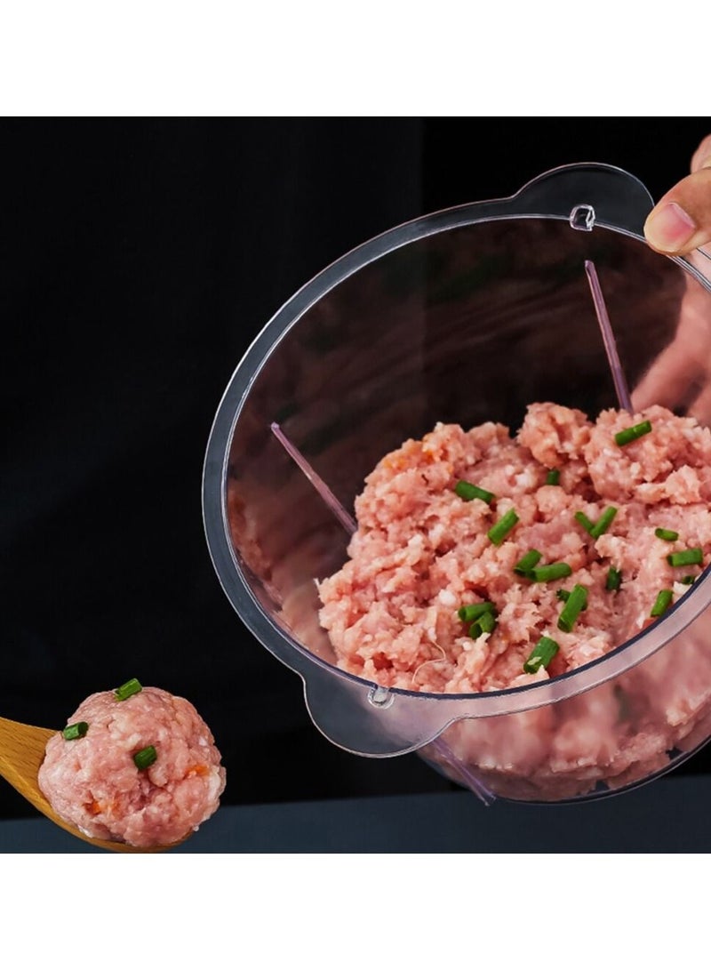 DubaiGallery Portable Food Chopper Multifunctional Electric Meat Grinder USB Power Four-Blade Sharp Blade for Mincing Garlic Ginger Meat - Image 5