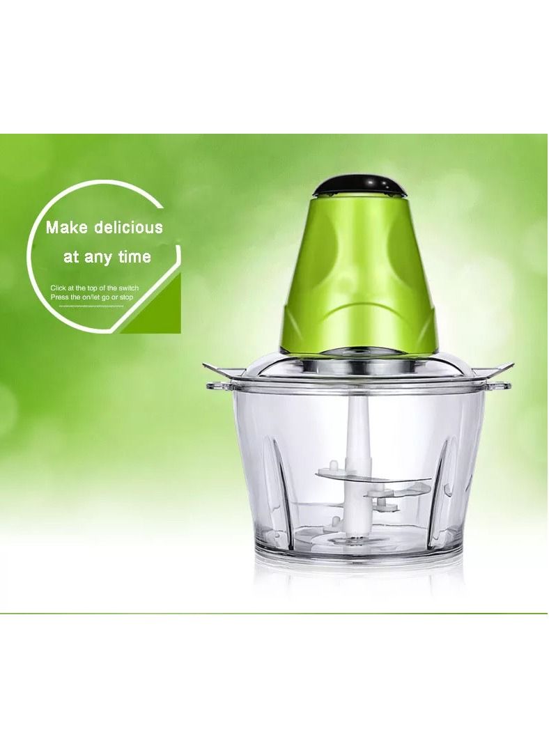 DubaiGallery Portable Food Chopper Multifunctional Electric Meat Grinder USB Power Four-Blade Sharp Blade for Mincing Garlic Ginger Meat - Image 4