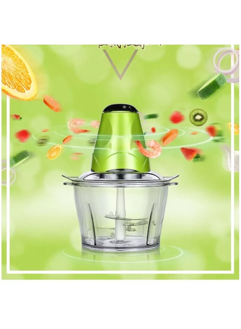 DubaiGallery Portable Food Chopper Multifunctional Electric Meat Grinder USB Power Four-Blade Sharp Blade for Mincing Garlic Ginger Meat - Image 2