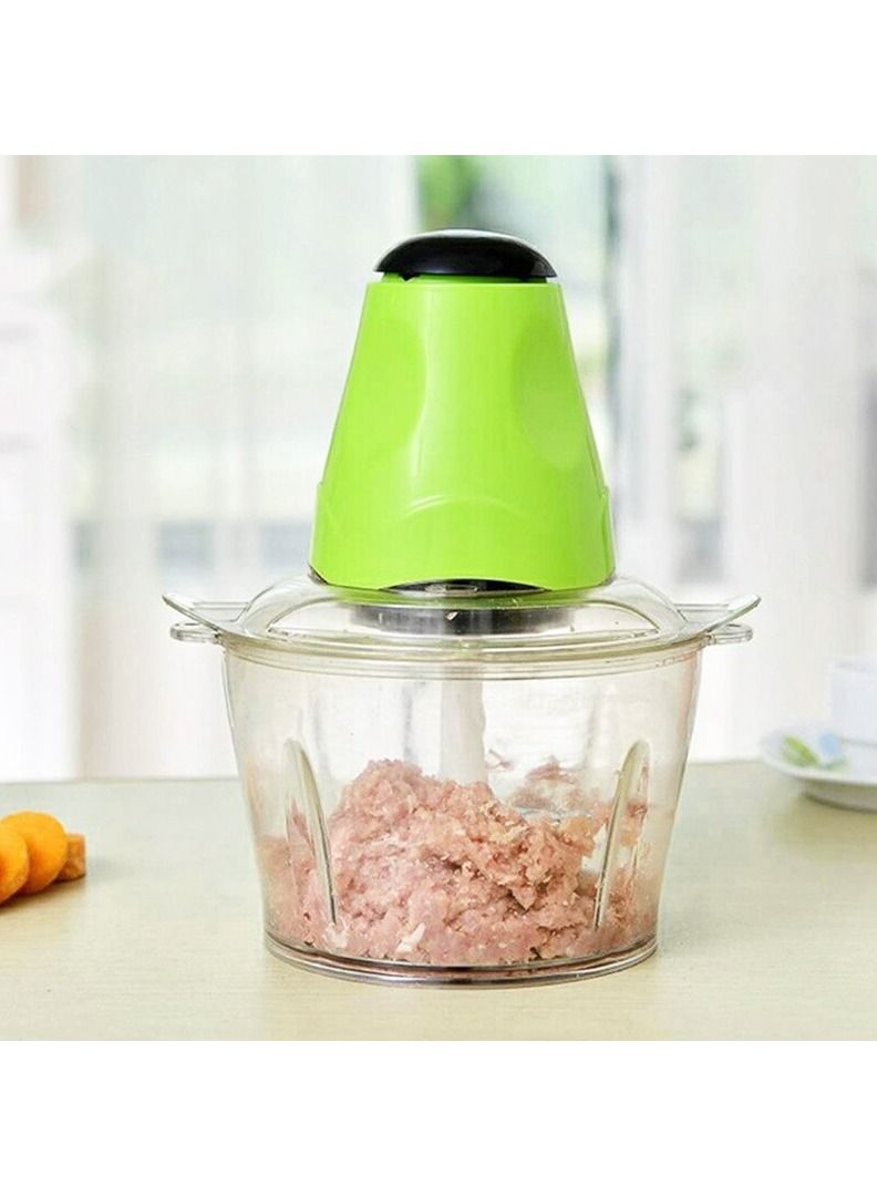 DubaiGallery Portable Food Chopper Multifunctional Electric Meat Grinder USB Power Four-Blade Sharp Blade for Mincing Garlic Ginger Meat - Image 3