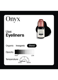 Perma Blend Luxe Eyeliner Pigment Onyx 15Ml Vegan & Cruelty-Free Lxon1/2-S  - Image 2