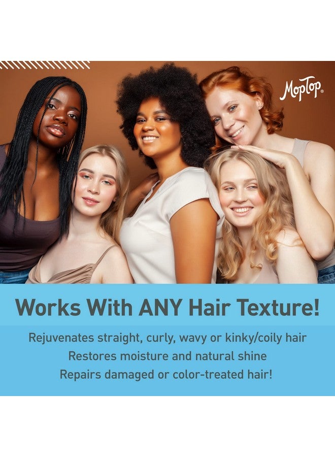 MopTop Daily Conditioner Natural Hair Moisturizer Reduces Frizz Aloe Sea Botanicals & Honey Color Safe For All Hair Types Curly Wavy Thin Coily (8 Oz) - Image 4