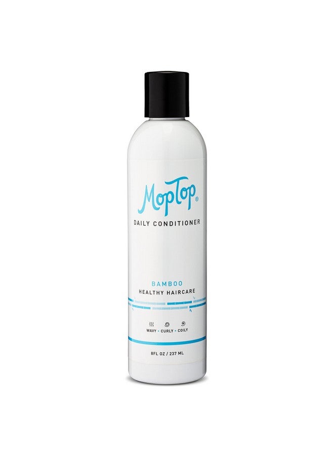 MopTop Daily Conditioner Natural Hair Moisturizer Reduces Frizz Aloe Sea Botanicals & Honey Color Safe For All Hair Types Curly Wavy Thin Coily (8 Oz) - Image 2