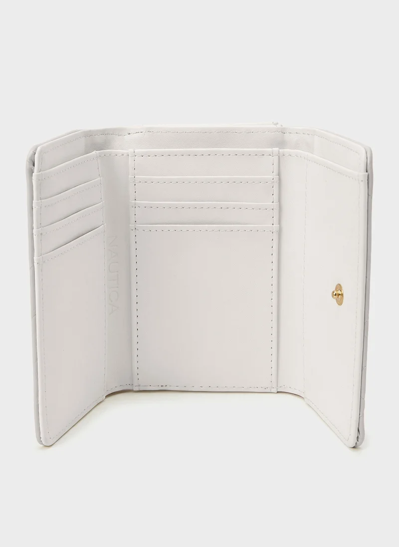 NAUTICA  MARY Tri-Fold Monogram Wallet for Women | Best Price UAE