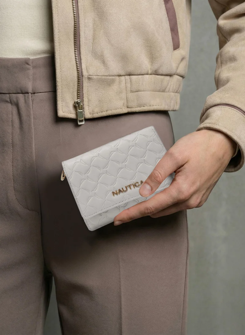 NAUTICA  MARY Tri-Fold Monogram Wallet for Women | Best Price UAE