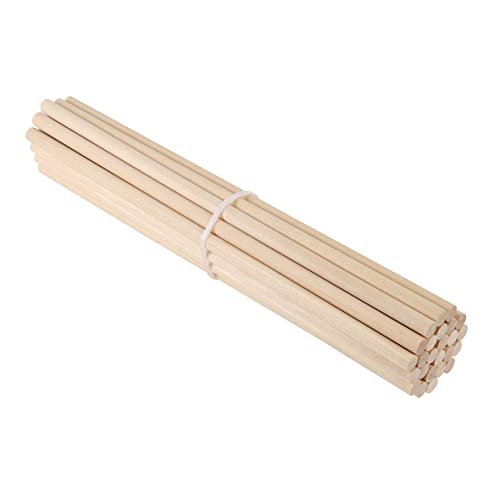 Craftiff Wooden Dowel Rods 3/8 inch x 12 inch for Crafting and Macrame 25 Pack by Craftiff (Pack of 25) - Image 3