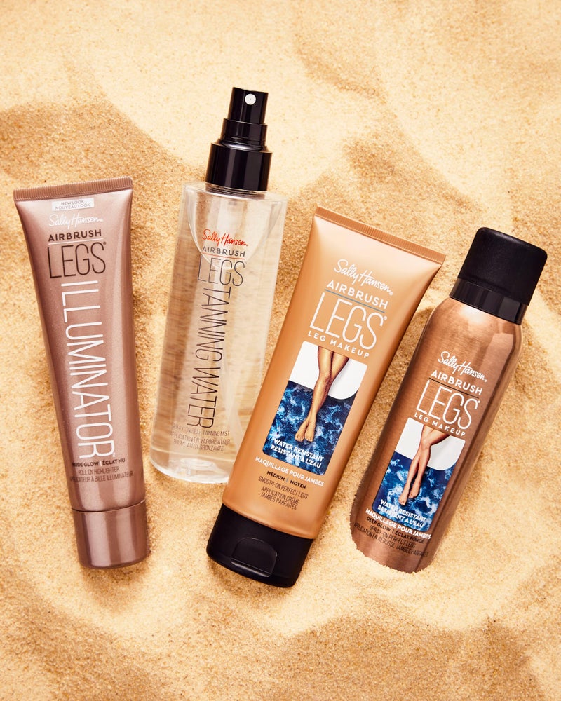 Sally Hansen سالي هانسن مكياج الساقين بالرش، مكياج رش على الساقين، توهج متوسط 4.4 أونصة - Image 4