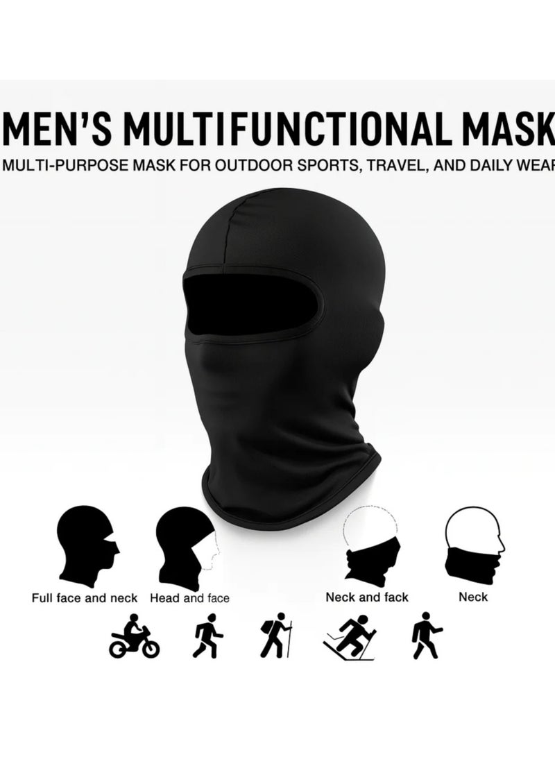 ساراونت 3 قطع من غطاء الوجه الصيفي للدراجات النارية، قناع حماية من الأشعة فوق البنفسجية للرقبة للرجال/النساء - Image 4