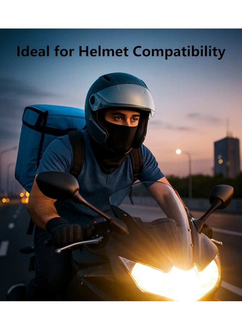 ساراونت 3 قطع من غطاء الوجه الصيفي للدراجات النارية، قناع حماية من الأشعة فوق البنفسجية للرقبة للرجال/النساء - Image 5