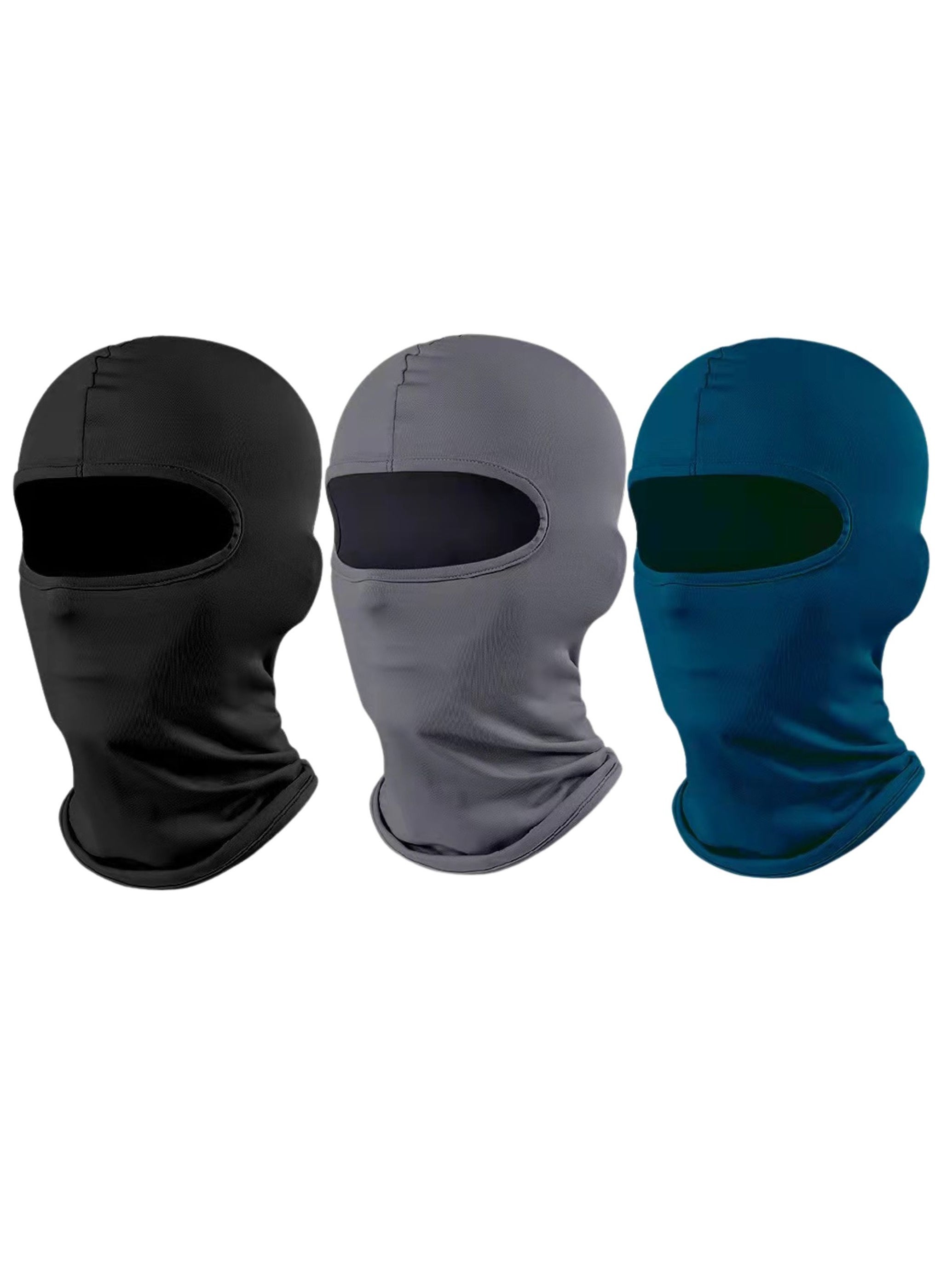 3 Piece Summer Motorcycle face cover  Cooling Neck Gaiter UV Protector Mask for Men/Women 