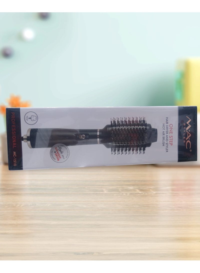MAC STYLER ONE STEP HAIR DRYER AND STYLER HOT AIR BRUSH
