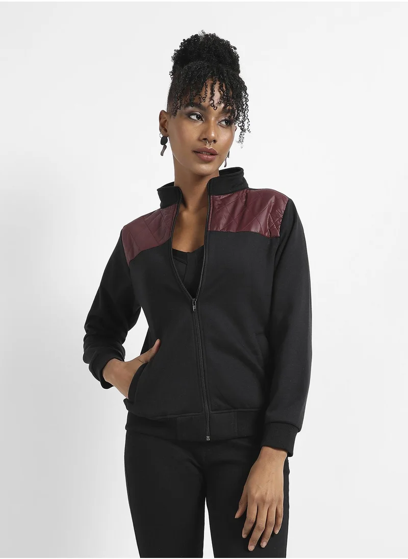 كامبوس سوترا Zip-Front Jacket With Quilted Details