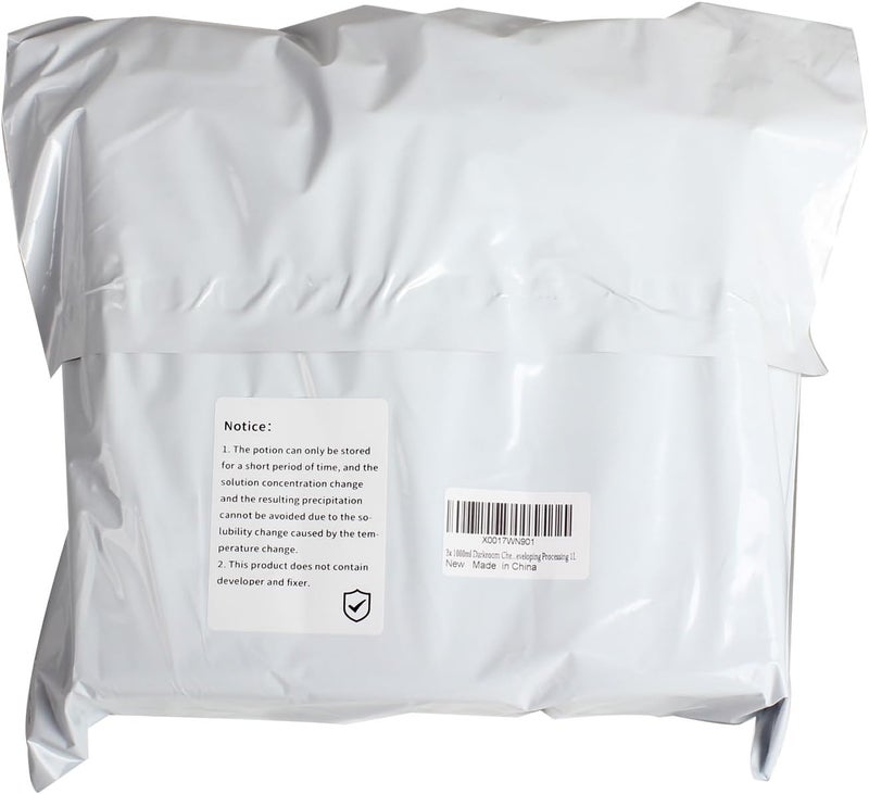 eTone 3x 1000ml Darkroom Chemical Storage Bottles Film Photo Developing Processing 1L Practical experience crafted - Image 3