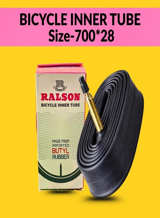 FCCRACING Ralson 700×28C Bicycle Tube Set | Pack of 2 Durable Inner Tubes for Road & Hybrid Cycles | Tube for Bicycle - Image 3