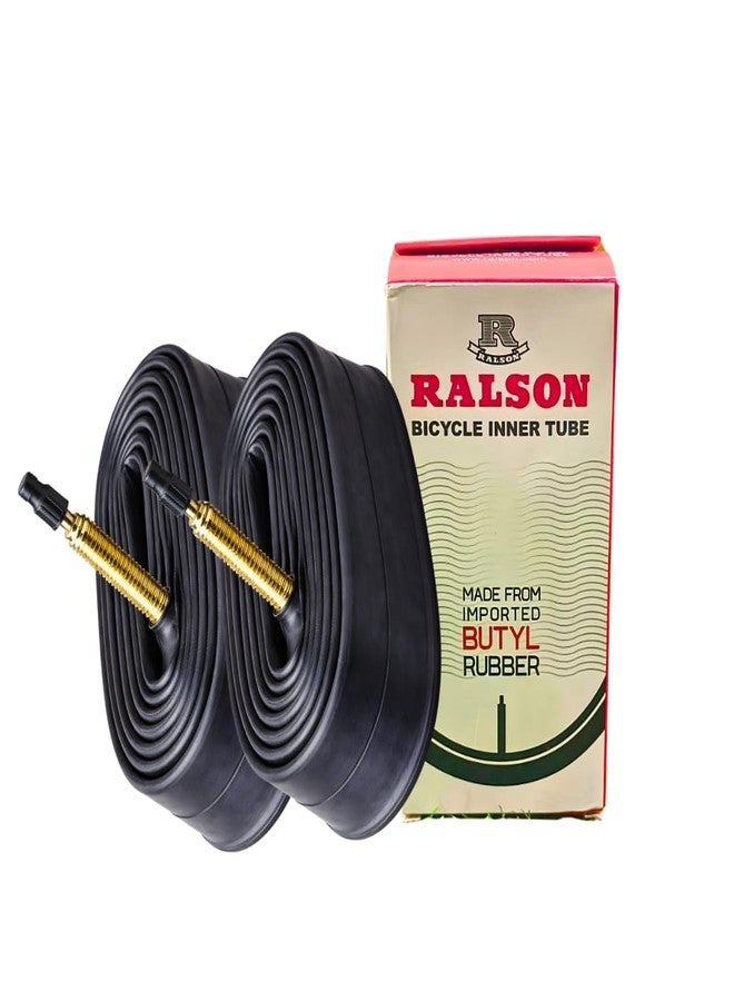 FCCRACING Ralson 700×28C Bicycle Tube Set | Pack of 2 Durable Inner Tubes for Road & Hybrid Cycles | Tube for Bicycle - Image 2