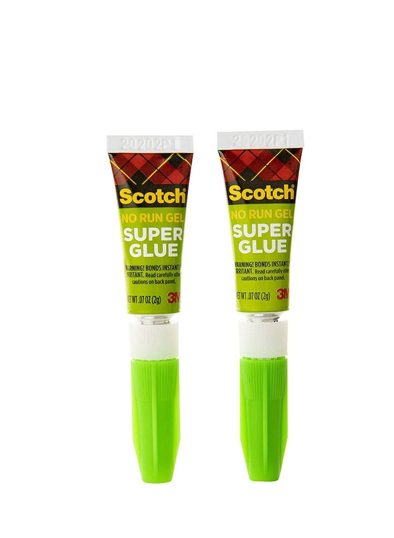 Scotch  Scotch - Super Glue Gel 0.07 oz. - Pack of 2 - Image 3