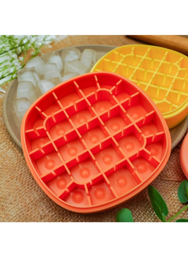25-hole silicone pineapple-shaped ice tray with lid - Image 5