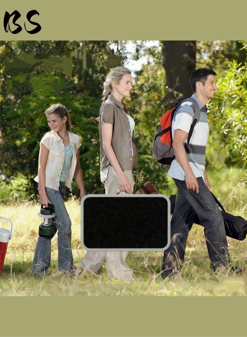 BS Emergency Supplies | (Portable emergency table)Folding camping table | Small aluminum folding table with adjustable handle height | Portable outdoor aluminum folding table | Portable light folding camping table (gray handle and black handle are randomly distributed) - Image 5