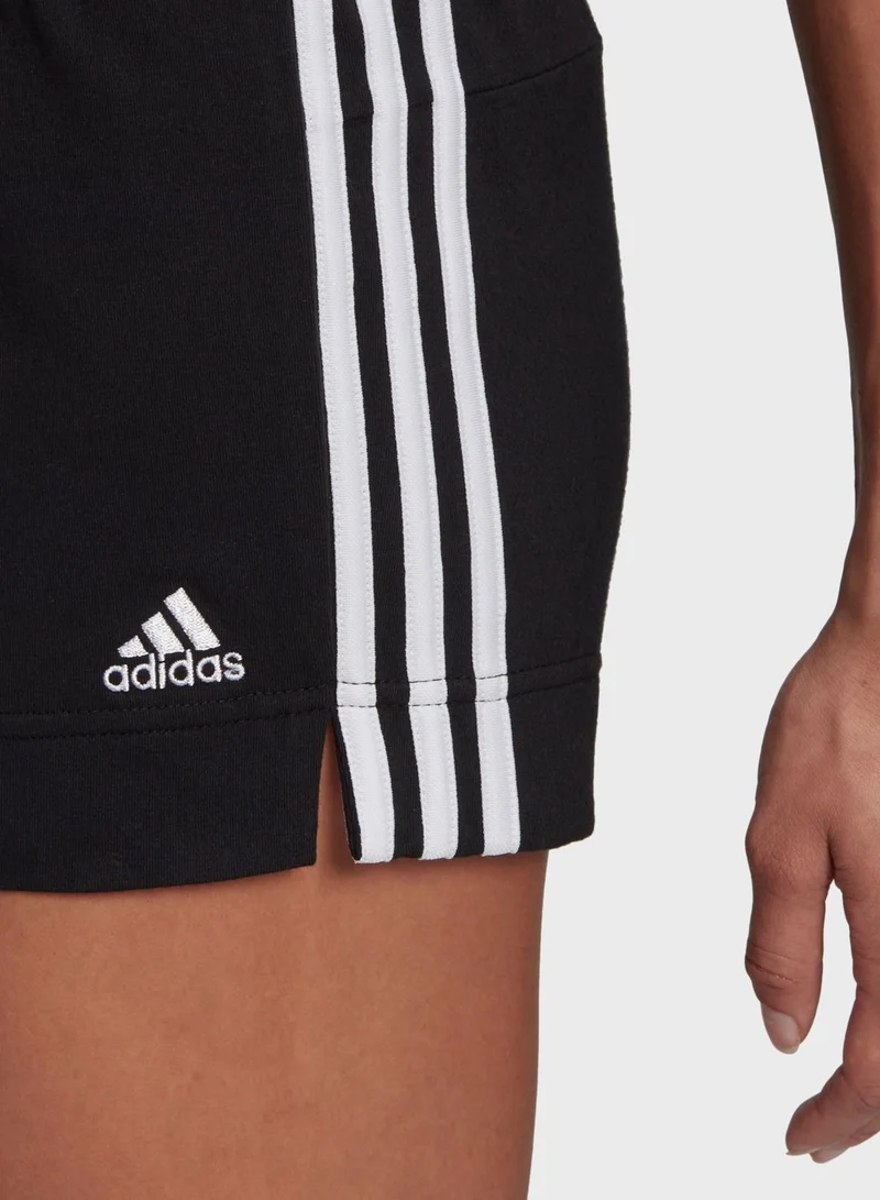 Adidas 3 Stripe Essential Shorts