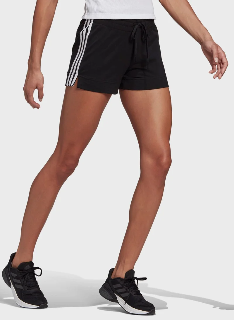 Adidas 3 Stripe Essential Shorts