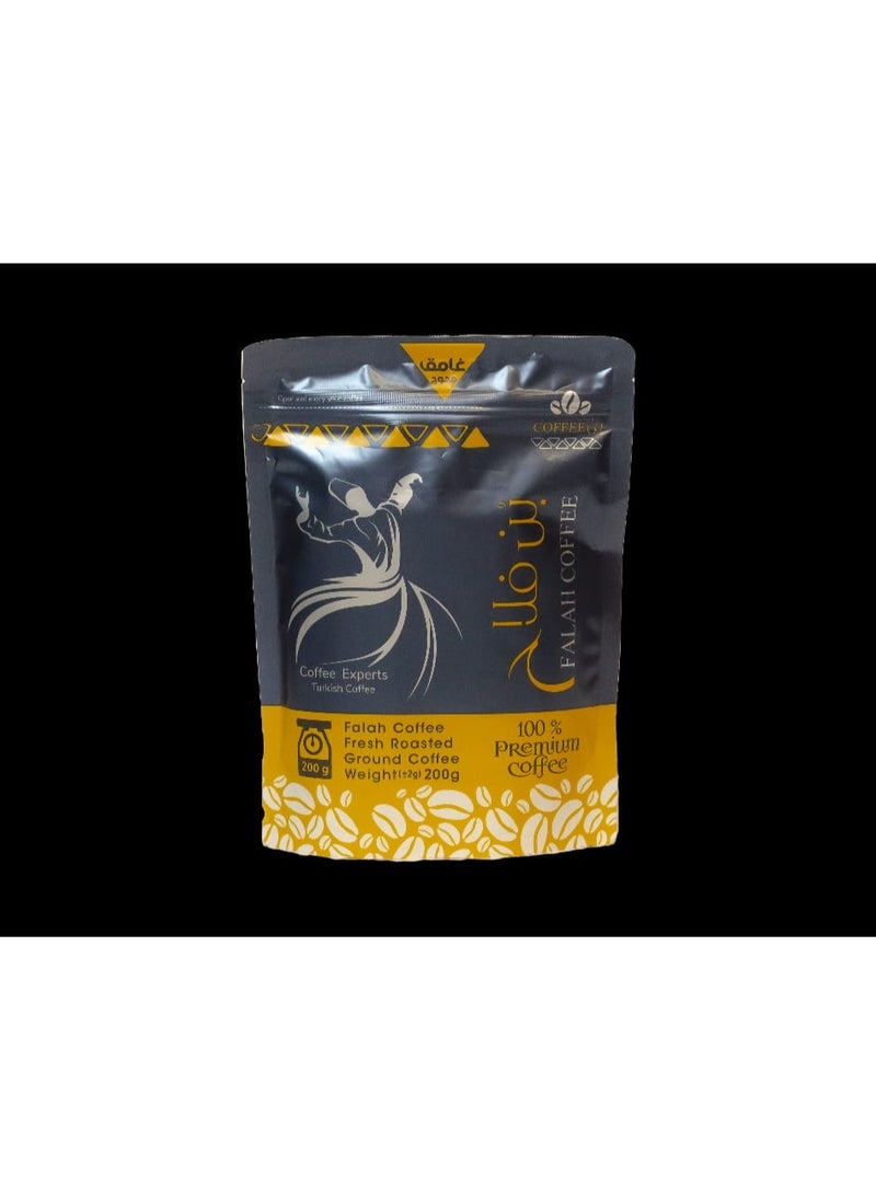 Falah Coffee dark wavy 200 Gram 