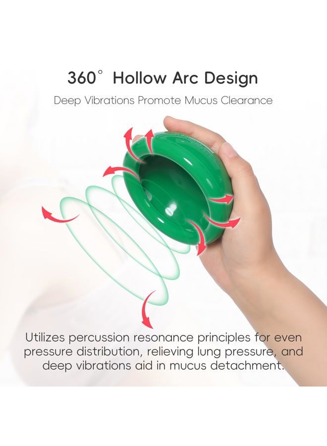 Fanwer Palm Chest Percussion Cup (Small) - Chest Physical Therapy Cup, Break up Mucus, Phlegm Remover, Percussion Treatment for Expectoration Problem and Long-Term Bed Rest Basic Nursing Work - Image 3