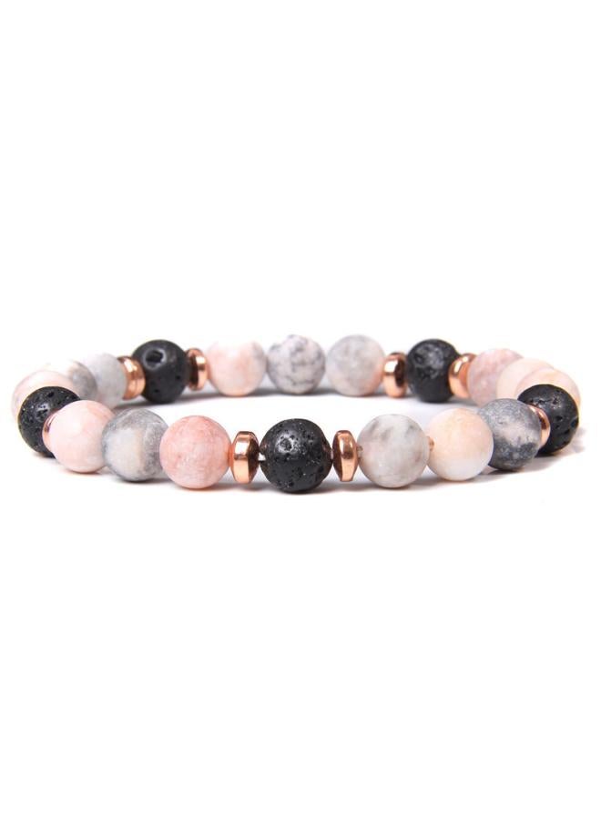 Explosions Natural Stone Bracelet Essential Oil Aromatherapy Bracelet Hot Powder Zebra Bracelet Bracelet Manufacturers 