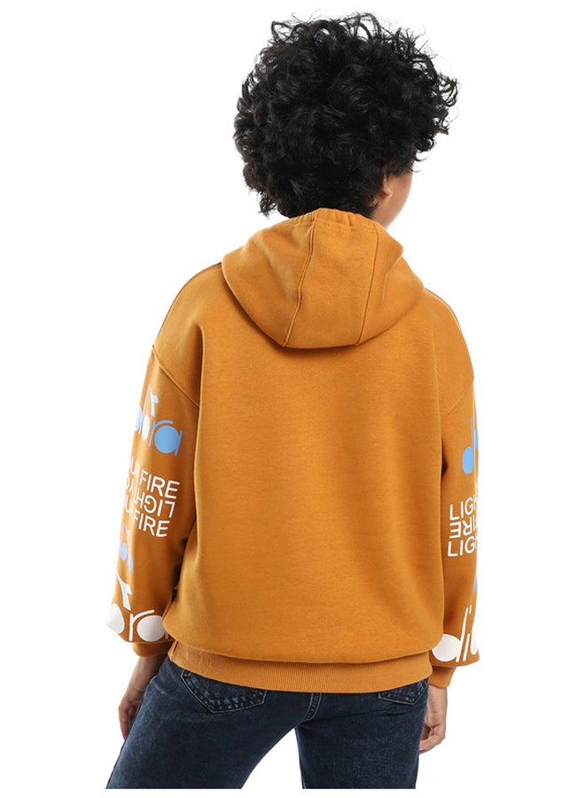 DIADORA Hoodie Printed Boys Sweatshirt - Image 4
