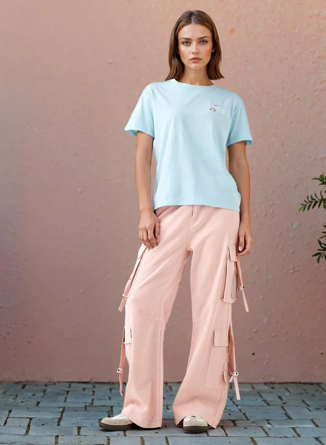 لي كوبر تيشيرت لي كوبر بطبعة جرافيك ورقبة دائرية