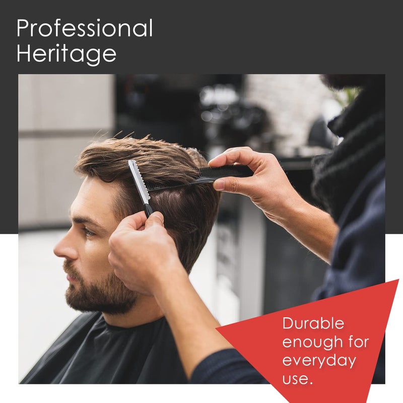 GOODY ACE ACE All Purpose Hair Comb - 7 Inch, Black - Great for All Hair Types - Fine Comb Teeth for Thin to Medium Hair,61286, 1 Count (Pack of 1) - Image 5