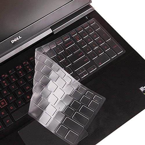 Oaky Keyboard Protector for Dell G3 G5 G7 Gaming Laptop, Dell G3 3500 3579 3590 3779, Dell G5 5500 5505 5587 5590 Keyboard Cover, Dell G7 7588 7590 7790 TPU Keyboard Protector Skin TPU - Image 1