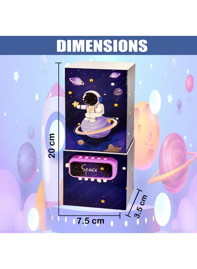 FunBlast Space Pencil Case - Multilayer Pen & Pencil Organizer with Code Lock, Pencil Box for Boys, Kawaii Stationery Holder, Kids Pencil Box, Birthday Return Gift for Kids (Assorted) (B) - Image 2