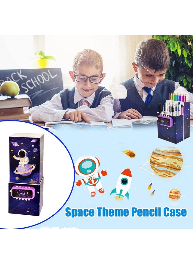 FunBlast Space Pencil Case - Multilayer Pen & Pencil Organizer with Code Lock, Pencil Box for Boys, Kawaii Stationery Holder, Kids Pencil Box, Birthday Return Gift for Kids (Assorted) (B) - Image 3