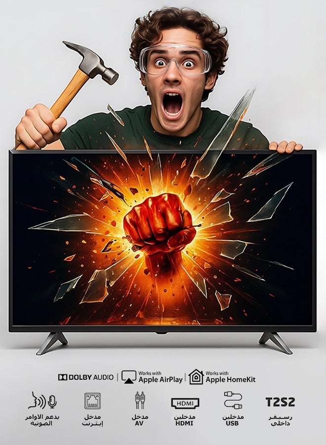 ماجيك شاشة 43 بوصة - سمارت - ضد الكسر - اندرويد 14 - MG43V030FSBT2/14 - Image 2