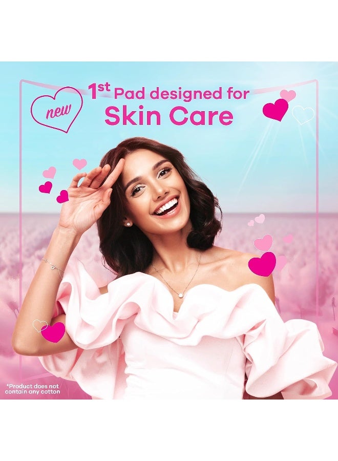 Always فوط صحية قطنية ناعمة ماكسي سميكة كبيرة مع أجنحة - Image 3