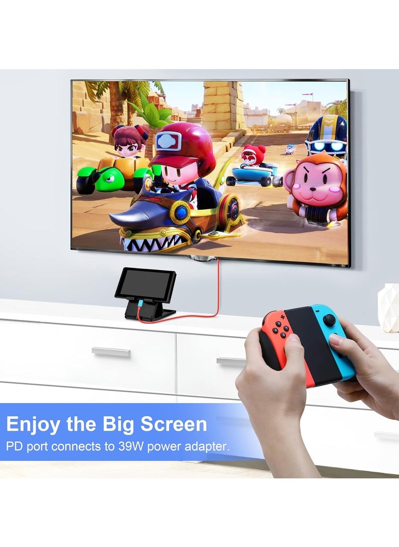 Generic - USB C to HDMI Adapter Cable Compatible with Nintendo Switch, Type-C to HDMI Conversion Cable Replaces The Switch Docking Station for TV Projection Screen, Nintendo Switch OLED Dock - Image 1