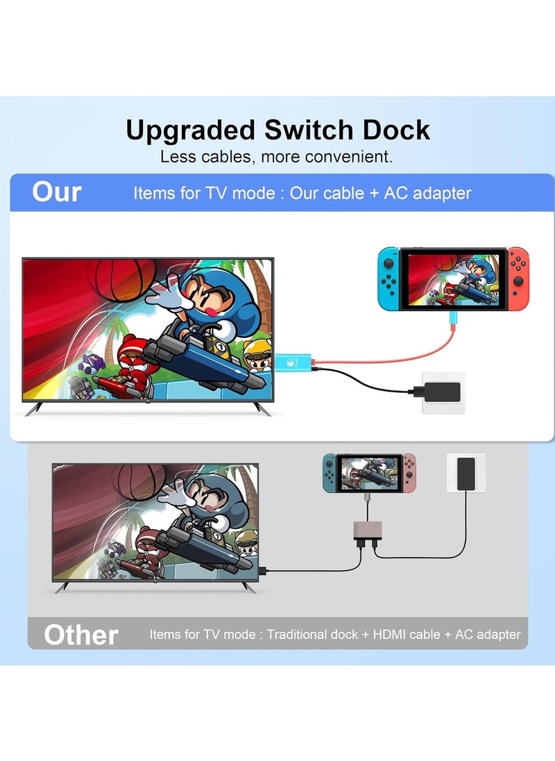 Generic - USB C to HDMI Adapter Cable Compatible with Nintendo Switch, Type-C to HDMI Conversion Cable Replaces The Switch Docking Station for TV Projection Screen, Nintendo Switch OLED Dock - Image 1