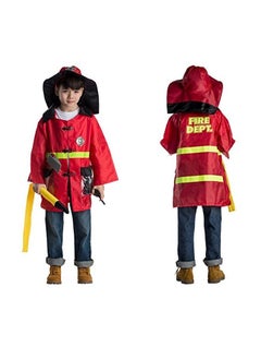 Kids Fire Chief Costume, Role-playing Fireman Gear Firefighter Costume for Kids Role Play Dress Up Toy Set with Helmet and Accessories Red, Idea Gift for Boy and Girls Ages 4-12 Years Birthday Gift - pzsku/ZE42E69512A75F26F94FDZ/45/_/1731895540/1af93ac4-99d9-461f-859c-361792dba0d2