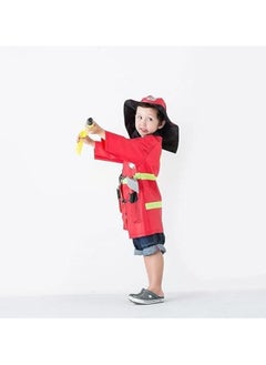 Kids Fire Chief Costume, Role-playing Fireman Gear Firefighter Costume for Kids Role Play Dress Up Toy Set with Helmet and Accessories Red, Idea Gift for Boy and Girls Ages 4-12 Years Birthday Gift - pzsku/ZE42E69512A75F26F94FDZ/45/_/1731895545/4b126af4-a46a-44e8-a147-0cb1a7ede6ac