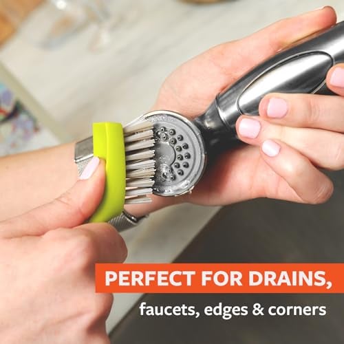 Full Circle Micro Manager Home & Kitchen Detail Cleaning Brush, Green, (Model: FC17132G) - Image 4