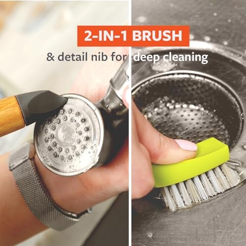 Full Circle Micro Manager Home & Kitchen Detail Cleaning Brush, Green, (Model: FC17132G) - Image 3