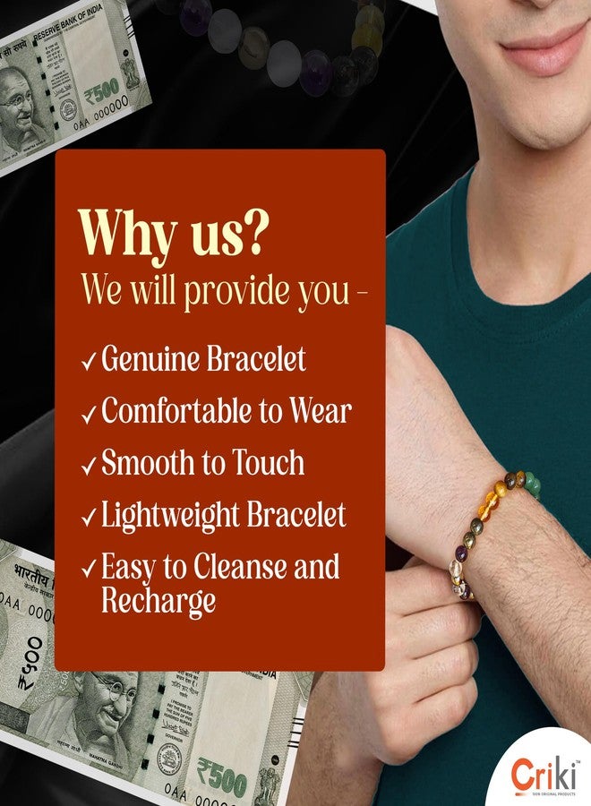 CRIKI Natural Money Magnet Bracelet for Men and Women - Original Certified Money Attraction Bracelet for Money, Fame, Success, Financial Abundance, New Opportunities, Wealth and Good Luck - Image 5