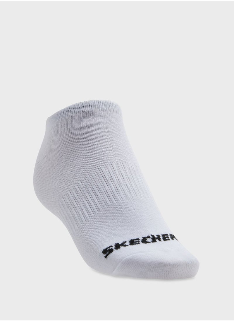 SKECHERS - 3 Pack Non Terry No Show Socks - Image 1