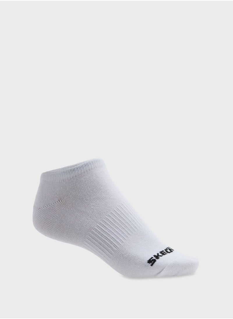 SKECHERS - 3 Pack Non Terry No Show Socks - Image 1