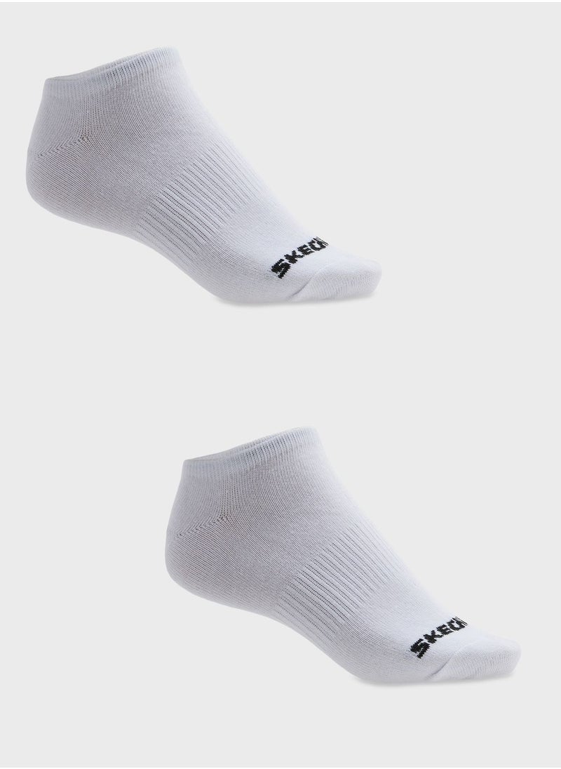 SKECHERS - 3 Pack Non Terry No Show Socks - Image 1